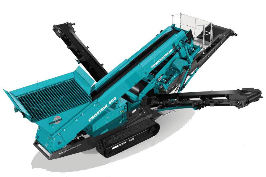 Scopri gli incredibili vantaggi del vaglio Powerscreen a 4 cuscinetti